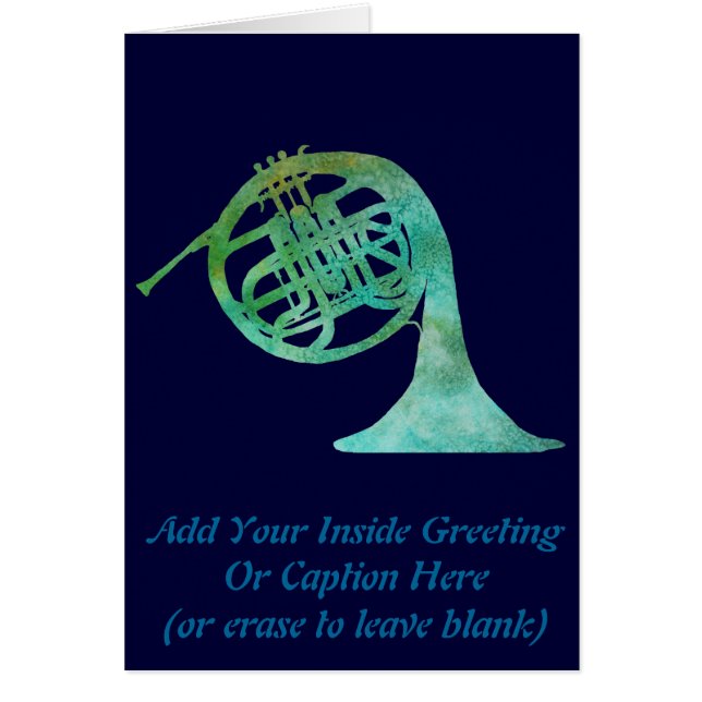 Verdigrisvalthorn Hälsningskort (Framsidan)