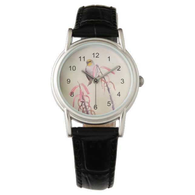 Verdin gick på penstemon armbandsur (Framsida)