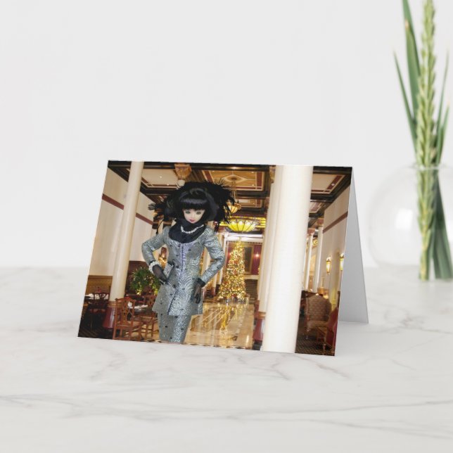 Verdis jul för Driskill hotell i Austin, Texas Helgkort (Framsida)