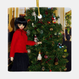 Verdis jul på Driskillen, Austin, Texas Julgransprydnad Keramik