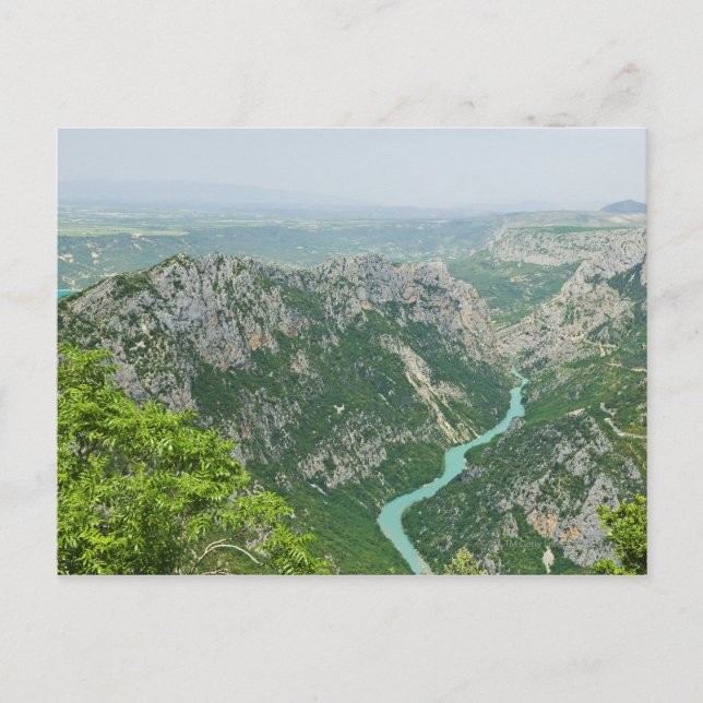 Verdon canyon Provence Frankrike Vykort (Framsida)