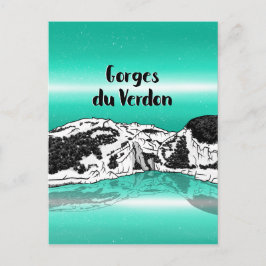 Verdon Gorge Fance Vykort