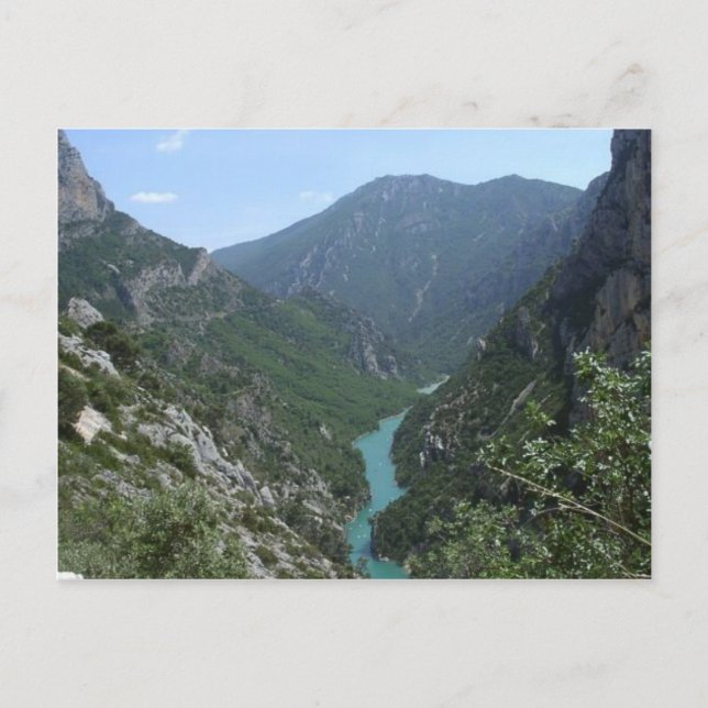 Verdon Gorge Vykort (Framsida)