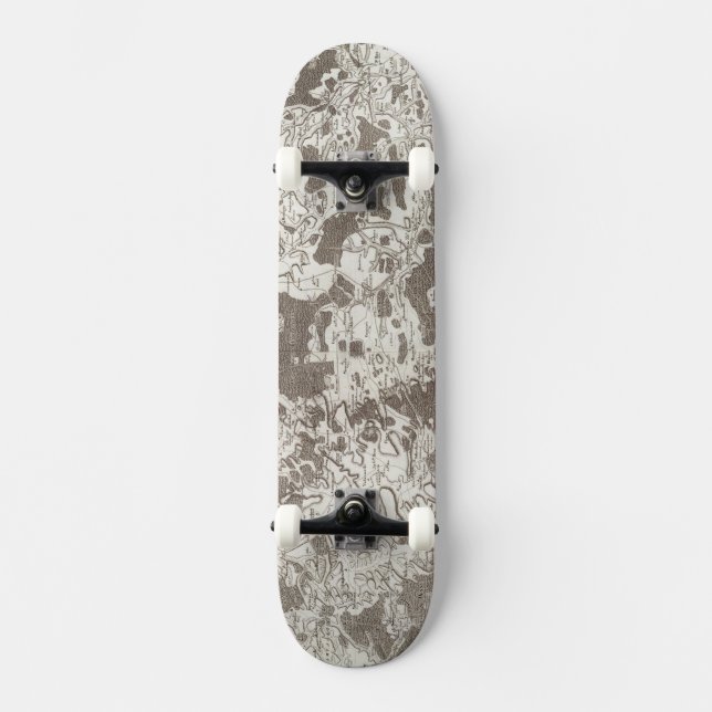 Verdun Mini Skateboard Bräda 18,7 Cm (Framsida)