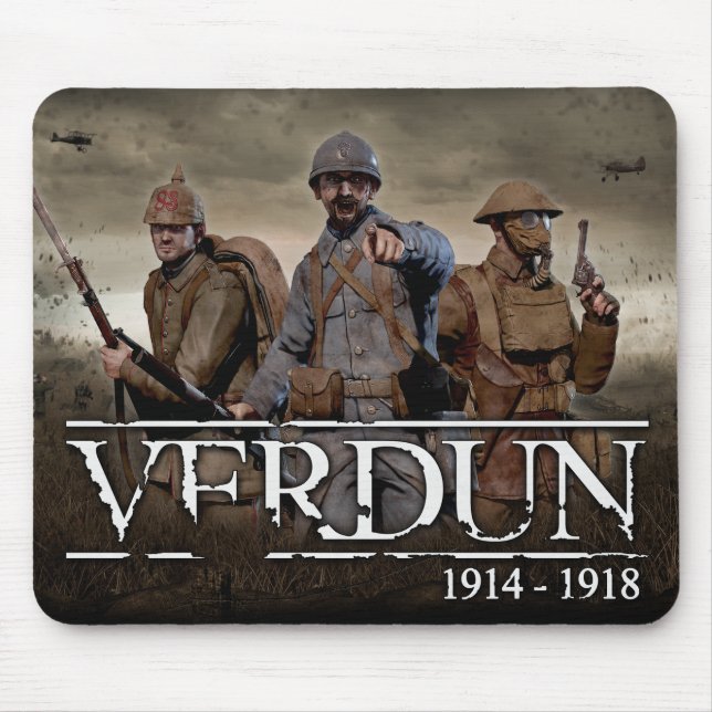 Verdun Mousepad Musmatta (Framsidan)