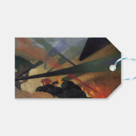 Verdun (Vallotton) (scen från första världskriget) Presentetikett