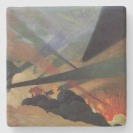 Verdun (Vallotton) (scen från första världskriget) Stenunderlägg
