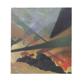 Verdun (Världskrig 1, stridscen) (av Vallotton) Anteckningsblock