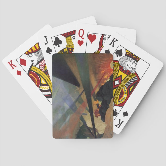 Verdun (Världskrig 1, stridscen) (av Vallotton) Casinokort (Baksidan)