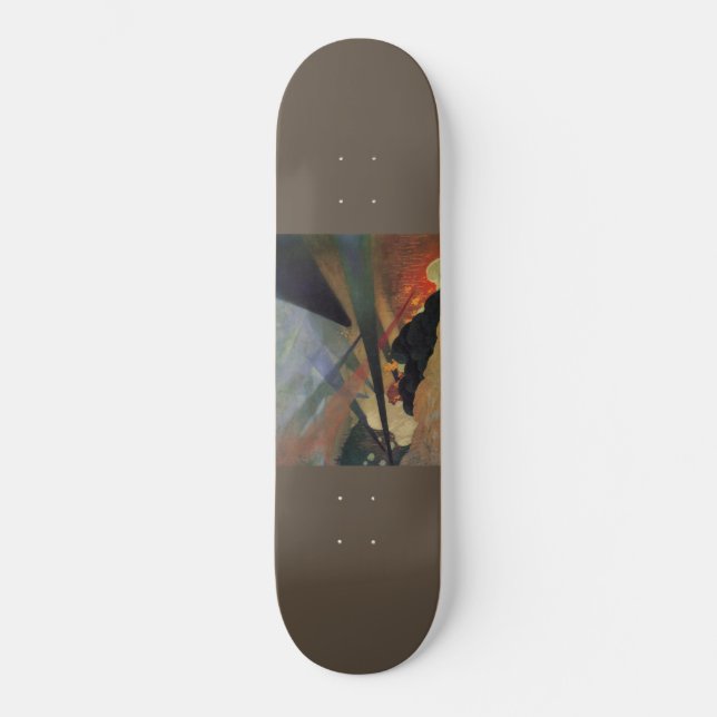 Verdun (Världskrig 1, stridscen) (av Vallotton) Mini Skateboard Bräda 18,5 Cm (Framsida)