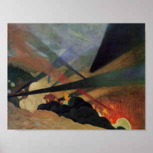Verdun (Världskrig 1, stridscen) (av Vallotton) Poster