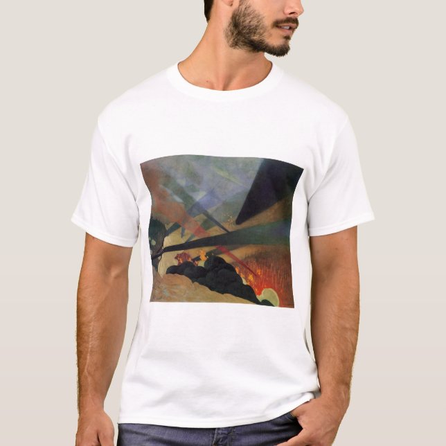 Verdun (Världskrig 1, stridscen) (av Vallotton) T Shirt (Framsida)