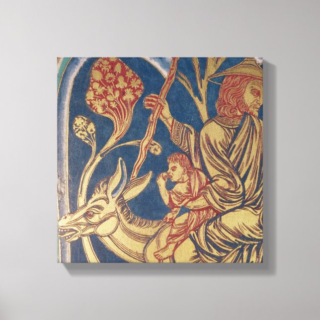 Verduner Altar, detaljerat om en panel gräns Canvastryck (Framsida)