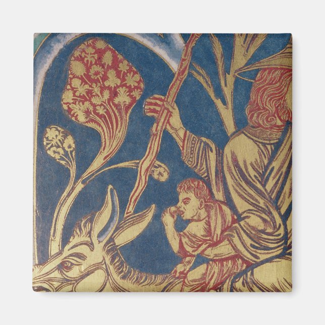 Verduner Altar, detaljerat om en panel gräns Magnet (Framsidan)