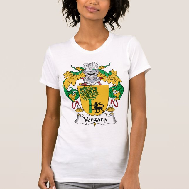 Vergara familjvapensköld t-shirt (Framsida)