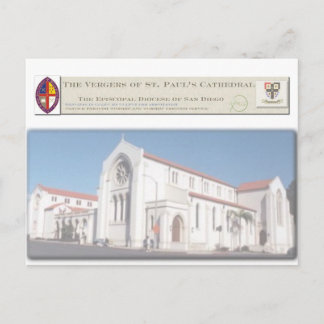 Vergers of St. Paul's Cathedral Postcard Vykort