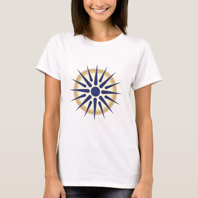 Vergina Sol (version 2) Tee Shirt (Framsida)