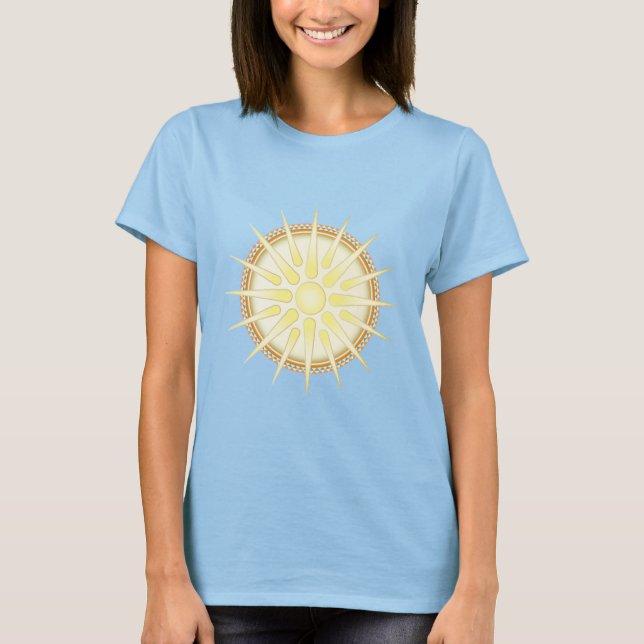 Vergina Sun Flowy Långärmad T-Shirt (Framsida)
