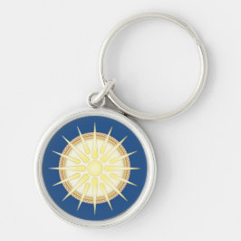 Vergina Sun Premium Rund Nyckelring