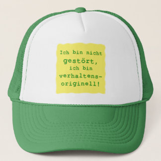verhaltensoriginell truckerkeps