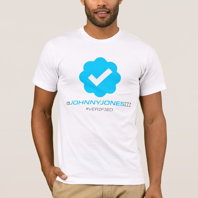 verifierad @JohnnyJonesIII - T-shirt (Framsida)