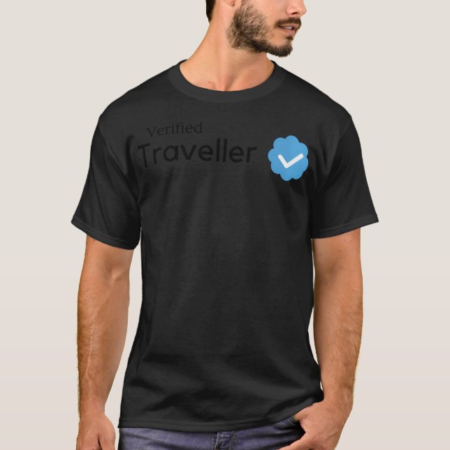 Verifierad resande t shirt (Framsida)
