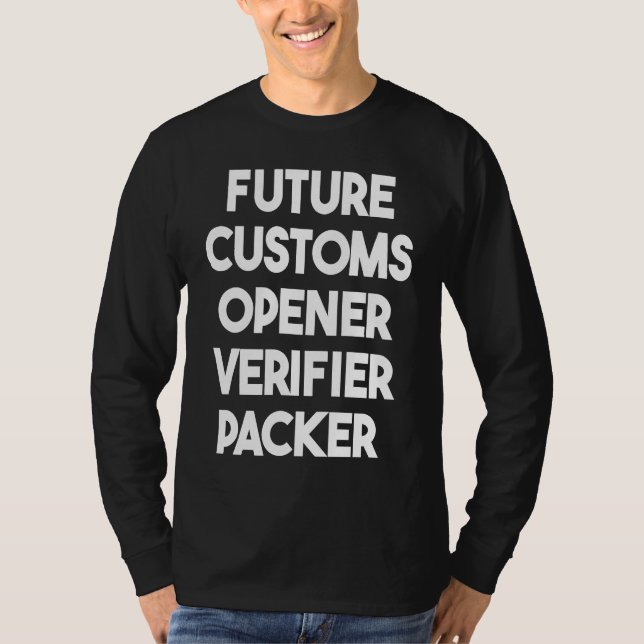 Verifierarpaket för framtida Anpassningsbar T Shirt (Framsida)