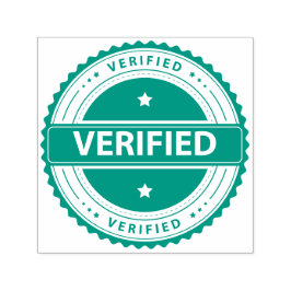 Verifierat självbläckgummi Frimärke Självfärgande Stämpel