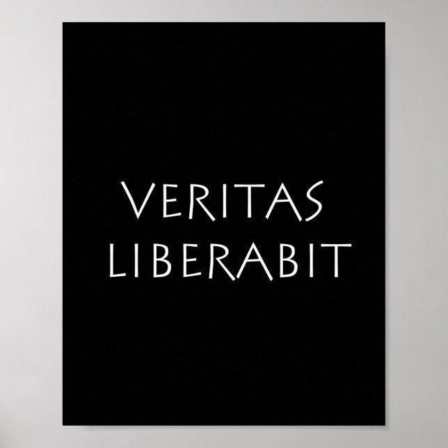 Veritas liberabit poster (Framsidan)