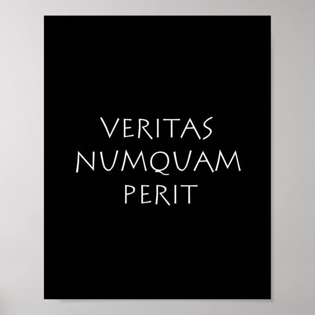 Veritas numquam perit poster (Framsidan)