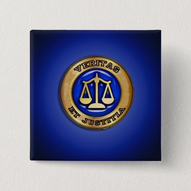 VERITAS PÅ BLUE KNAPP (Framsida)