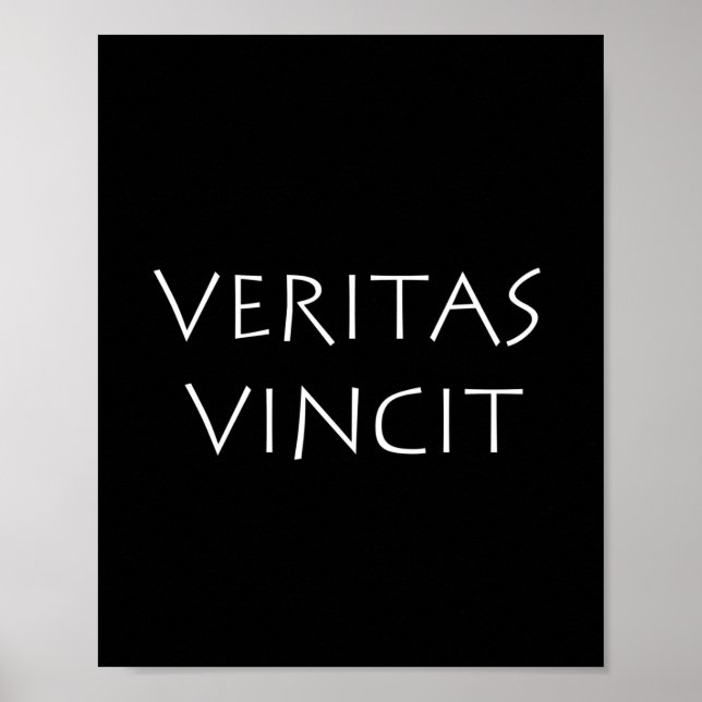 Veritas vincit poster (Framsidan)