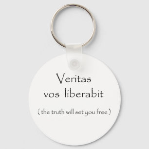 Veritas vos liberabit keychain nyckelring