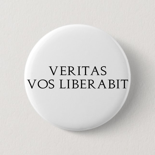 Veritas Vos Liberabit Knapp (Framsida)
