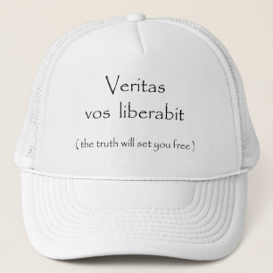 Veritas vosliberabit-hatt truckerkeps
