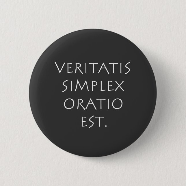 Veritatis simplex oratio est knapp (Framsida)