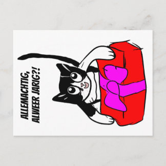 verjaardagskaart met Yuki / birthdaycard  Vykort