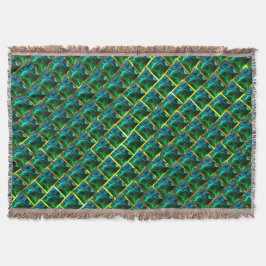 Verkar grönt uppstå under golden grating? filt