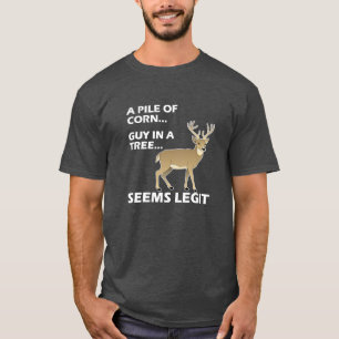 Verkar vara rolig jakt t-shirt svart