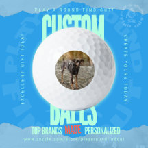 Verklig Anpassad Foto Present För Golfare Titleist