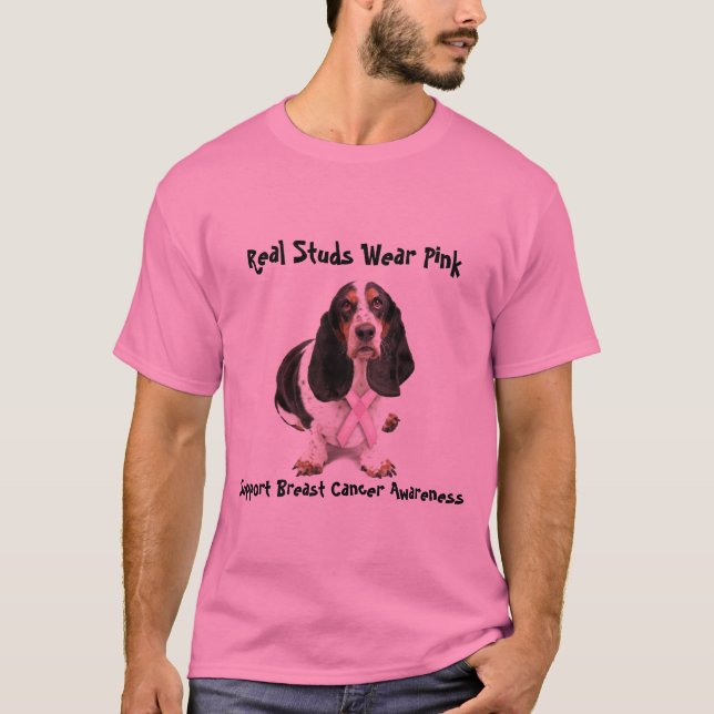 Verklig Basset - dubbar Tee (Framsida)