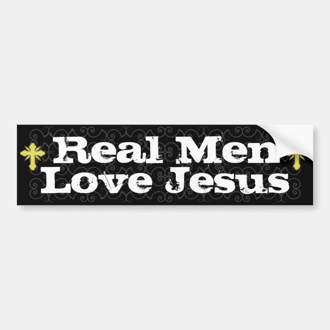 Verklig bildekal för manarLoveJesus kristen (Framsidan)