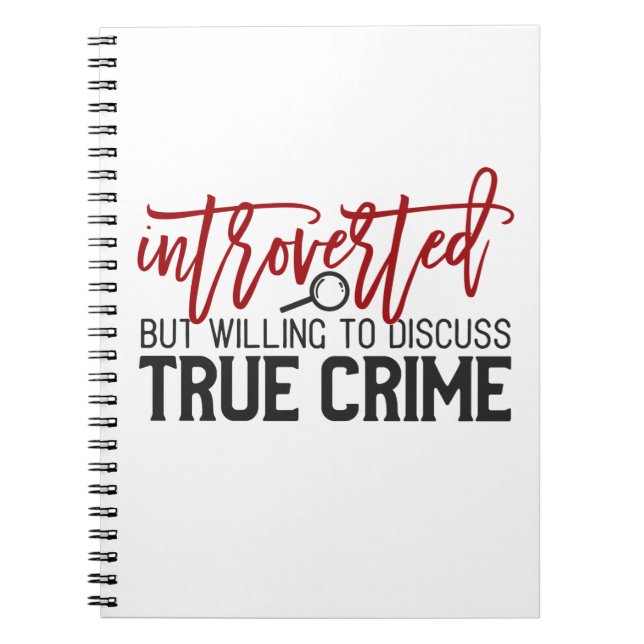 verklig brottslighet anteckningsbok (Framsidan)