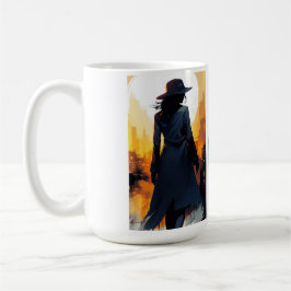 Verklig brottslighet och skapande kaffemugg