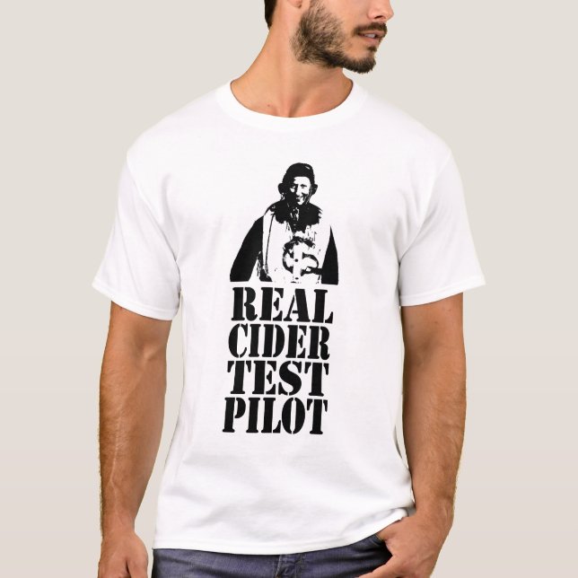 Verklig Cider testar pilot- - nr. 1 Tee Shirt (Framsida)