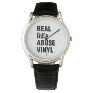 VERKLIG DJS MISSBRUKVINYL ARMBANDSUR