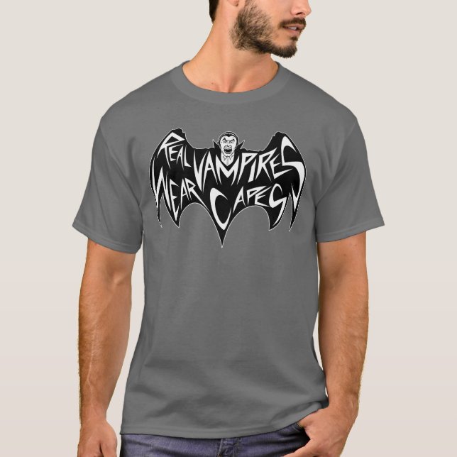 Verklig Dracula för vampyrbärauddar T-tröja Tee Shirt (Framsida)