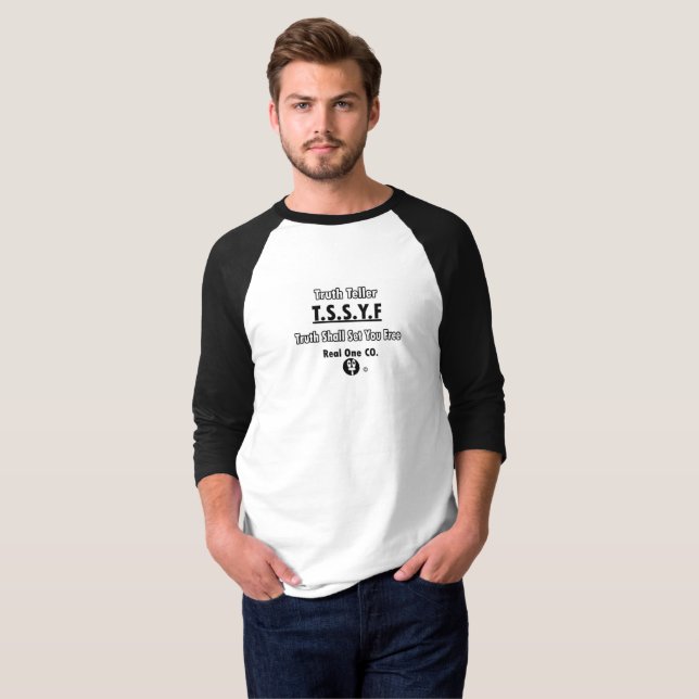 Verklig en Co.-sanningskassör T-shirt (Hel framsida)