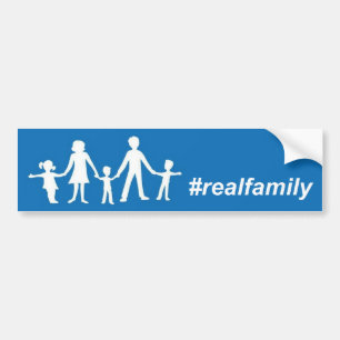 Verklig familjflaggabildekal, rak pride bildekal