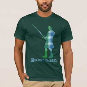 Verklig för MacDonald för manarbäraKilts Tartan Tee